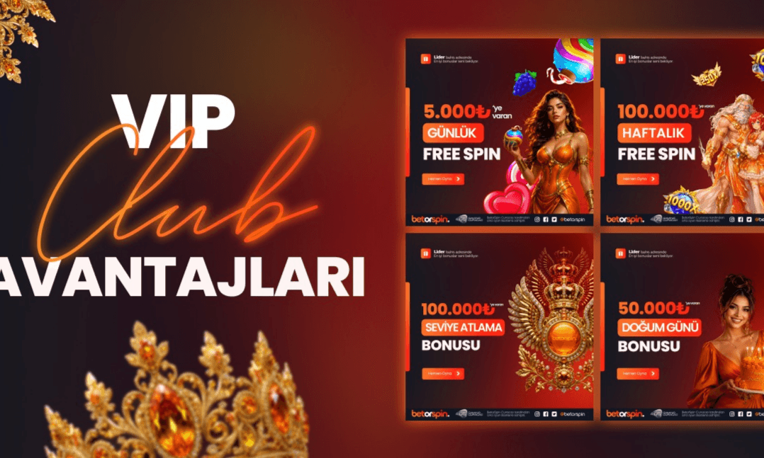 Betorspin VIP Ayrıcalıkları — 15 Seviyeli Program