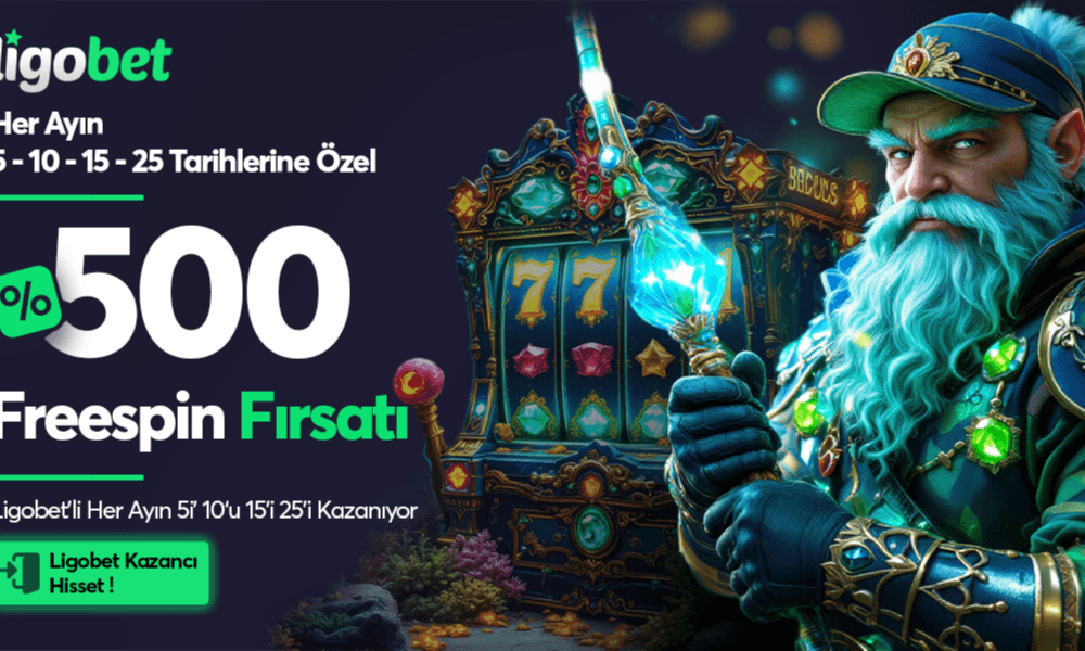 %500 Freespin — Ayın 5, 10, 15 ve 25'inde