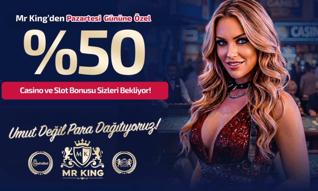 %50 Pazartesi Yatırım Bonusu — 5.000₺'ye Kadar
