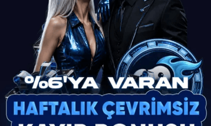 %6'ya Varan Haftalık Çevrimsiz Kayıp Bonusu