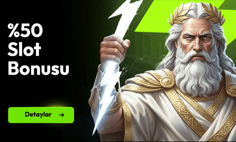 %50 Slot Yatırım Bonusu — 250₺'ye Kadar