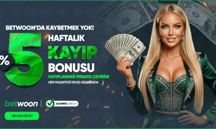 %5 Haftalık Kayıp (Telafi) Bonusu