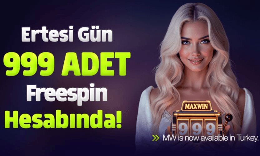 Ertesi Gün Şans Freespinleri — 999 Adete Kadar