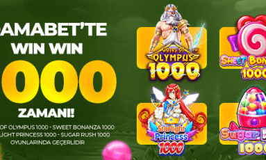 Win Win 1000 Bonusu — %100, Sabit 1.000₺