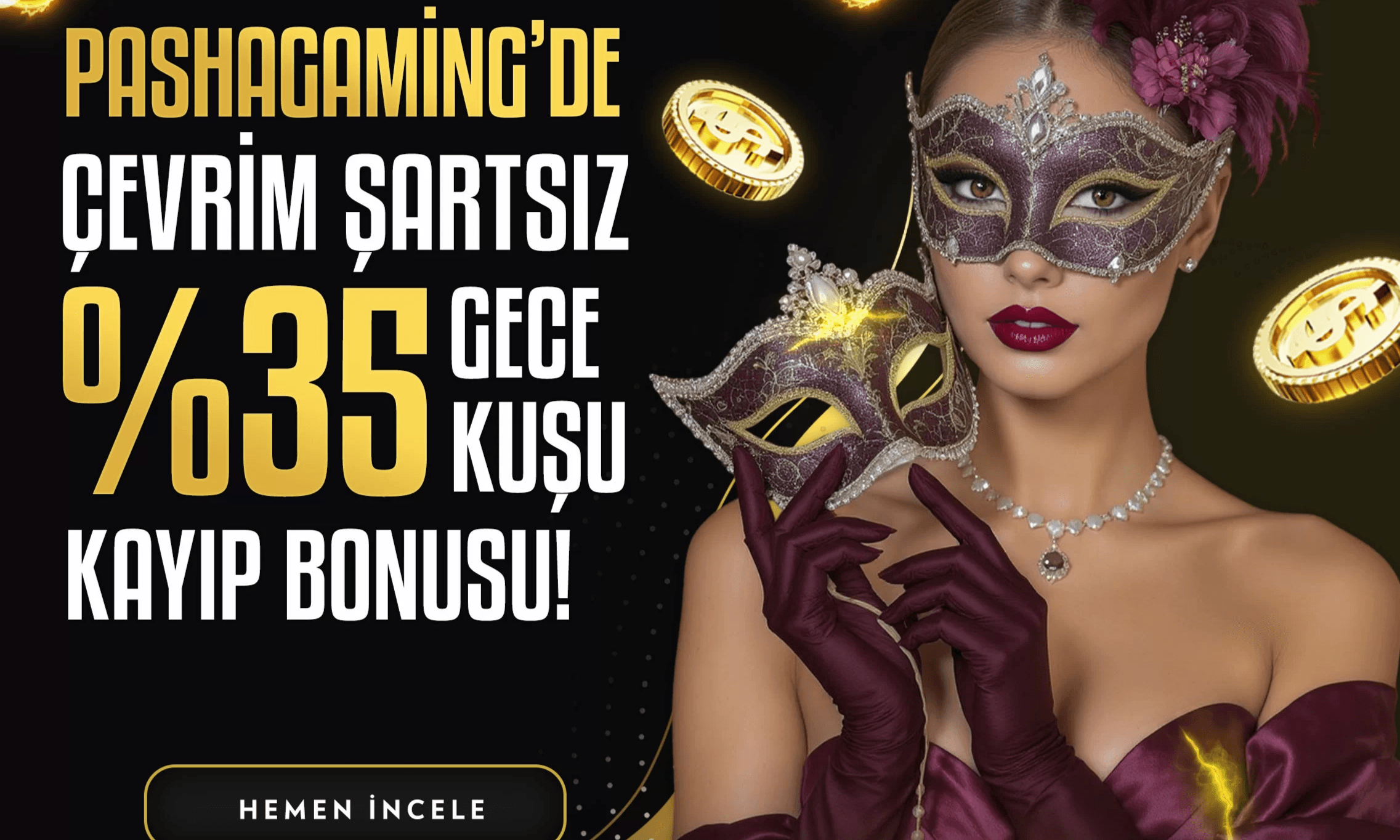 %35 Gece Kuşu Casino Discount