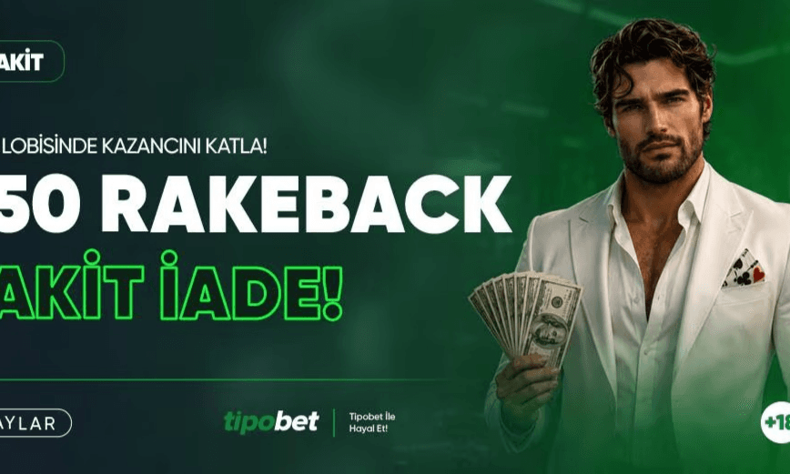 Poker, Okey ve Tavla'da %50 Rakeback Nakit İade