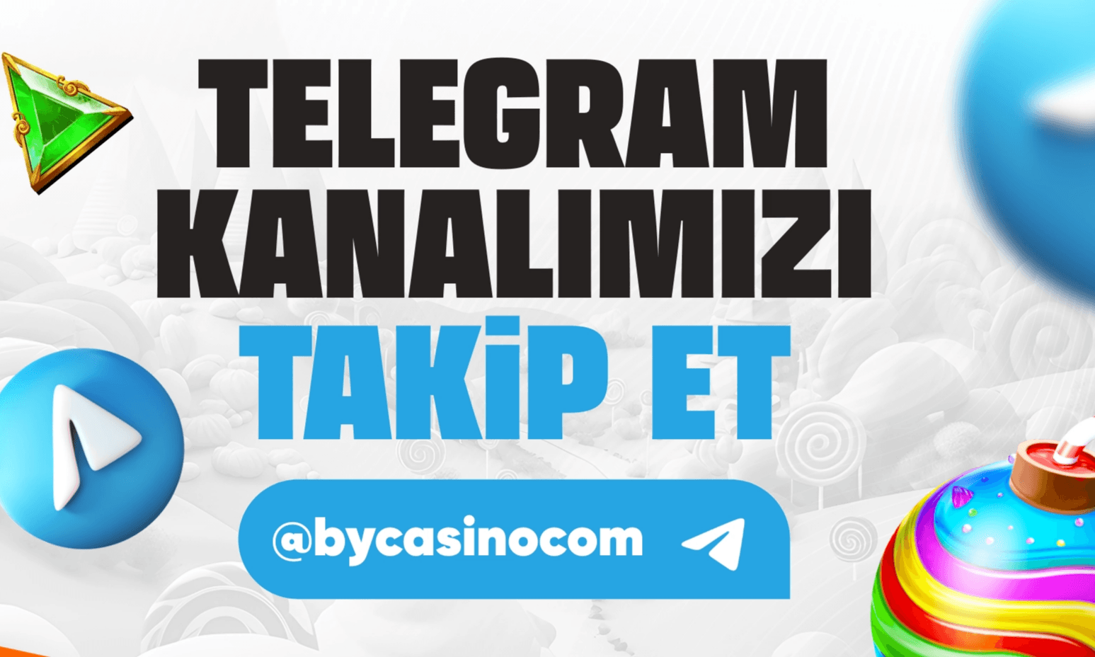 Telegram Kanalımız — Çekiliş, Freespin ve Nakit Ödüller