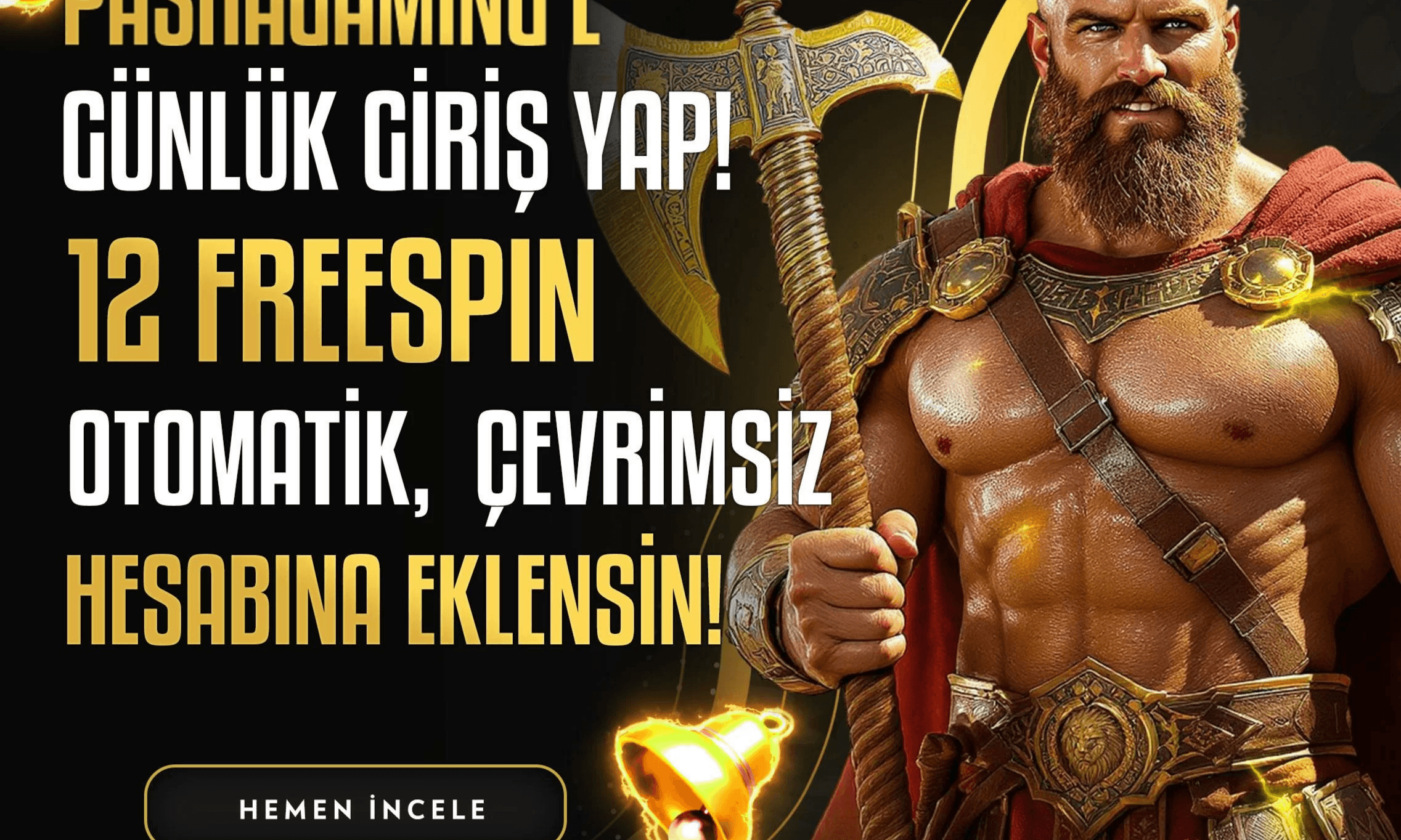 Giriş Yap, 12 Freespin Kazan