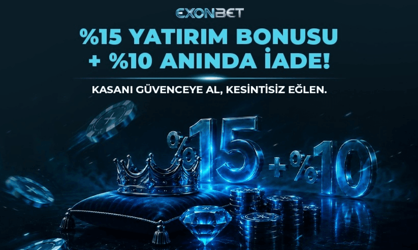 %15 Casino Yatırım + %10 Anlık Kayıp Bonusu
