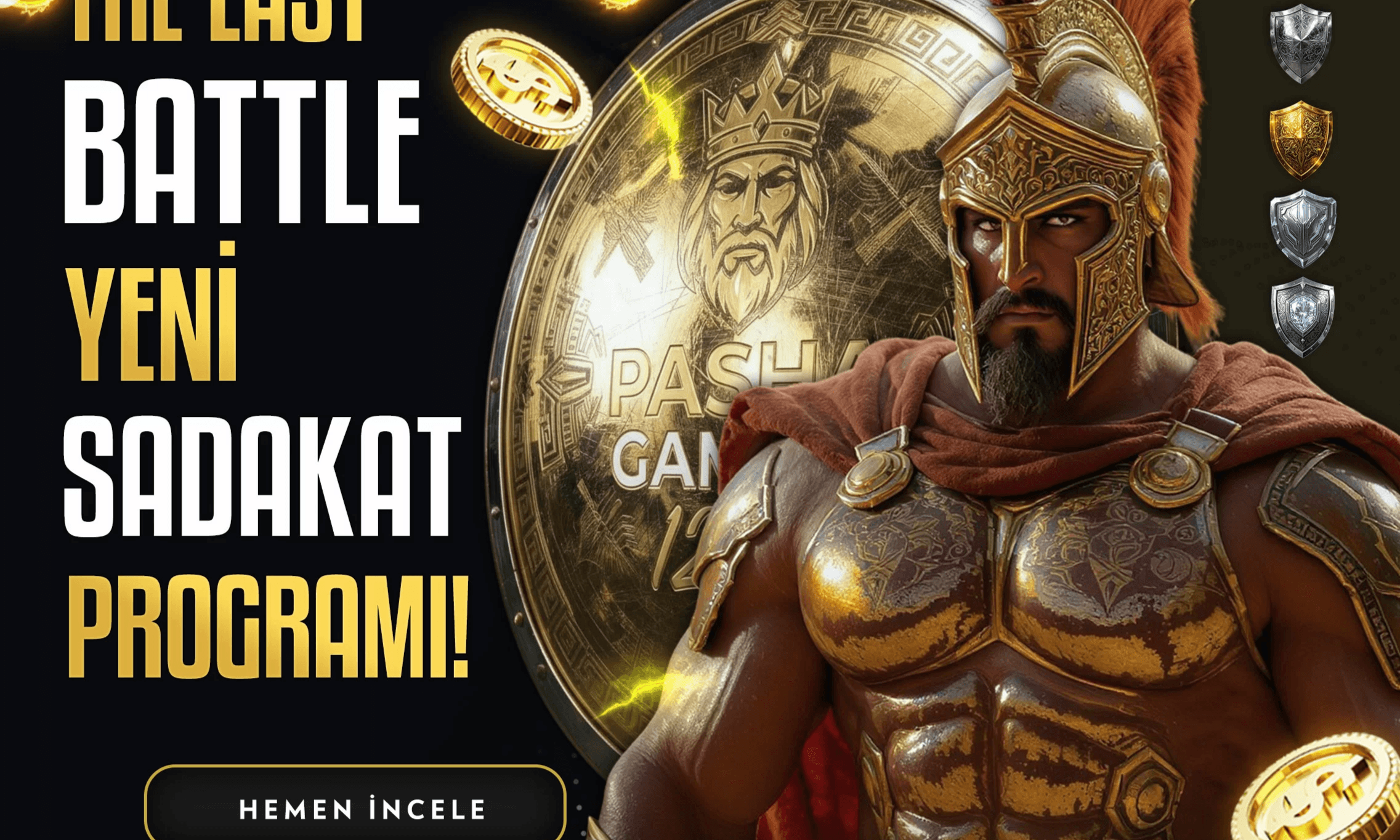 Pashagaming Sadakat Sistemi — 5 Seviye, 69 Level