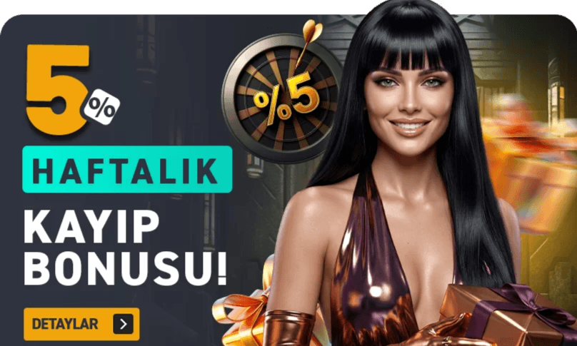 Haftalık %5 Kayıp Bonusu — 10.000 TL'ye Kadar